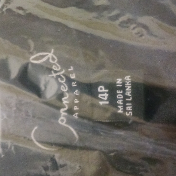 Connected Apparel  Dress 14P Dark Grey/Black - Picture 3 of 5